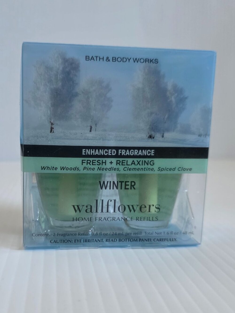 NWT Bath & Body Works, 2-pk Wallflower Refill, Winter